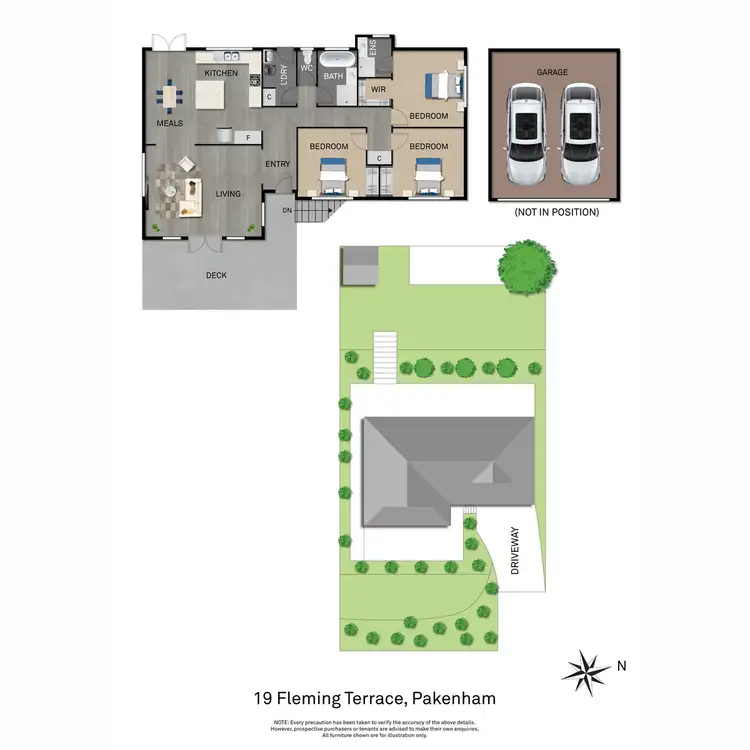 Floorplan of Homely house listing, 19 Fleming Terrace, Pakenham VIC 3810