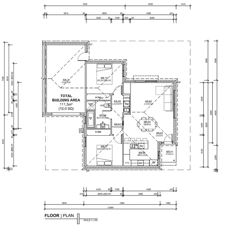 Floorplan of Homely house listing, 3/40 Patullos Road, Lara VIC 3212