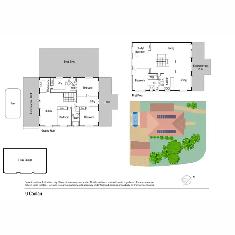 Floorplan of Homely house listing, 9 Coolan Court, Bushland Beach QLD 4818
