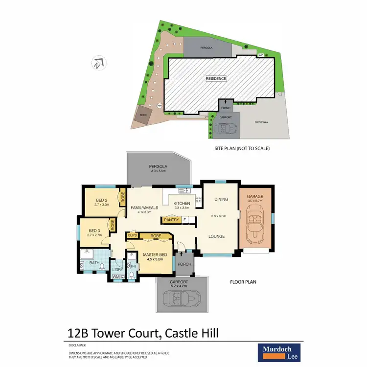 Floorplan of Homely house listing, 12B Tower Court, Castle Hill NSW 2154
