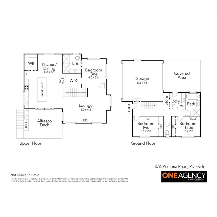 Floorplan of Homely house listing, 47A Pomona Road, Riverside TAS 7250