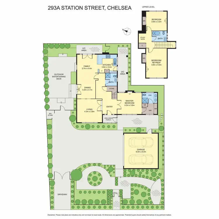 Floorplan of Homely house listing, 293A Station Street, Chelsea VIC 3196