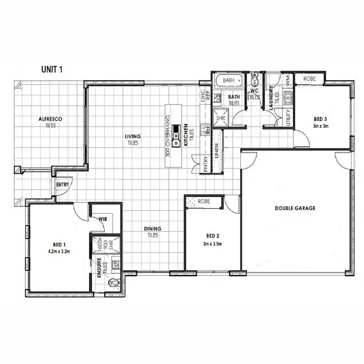 Floorplan of Homely unit listing, 2/47 Belclaire Street, Westbrook QLD 4350