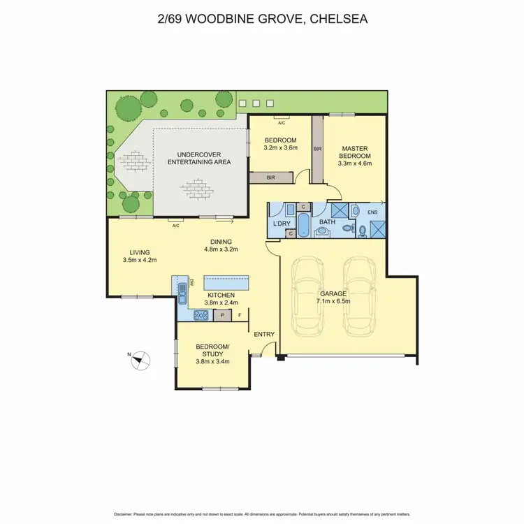 Floorplan of Homely unit listing, 2/69 Woodbine Grove, Chelsea VIC 3196