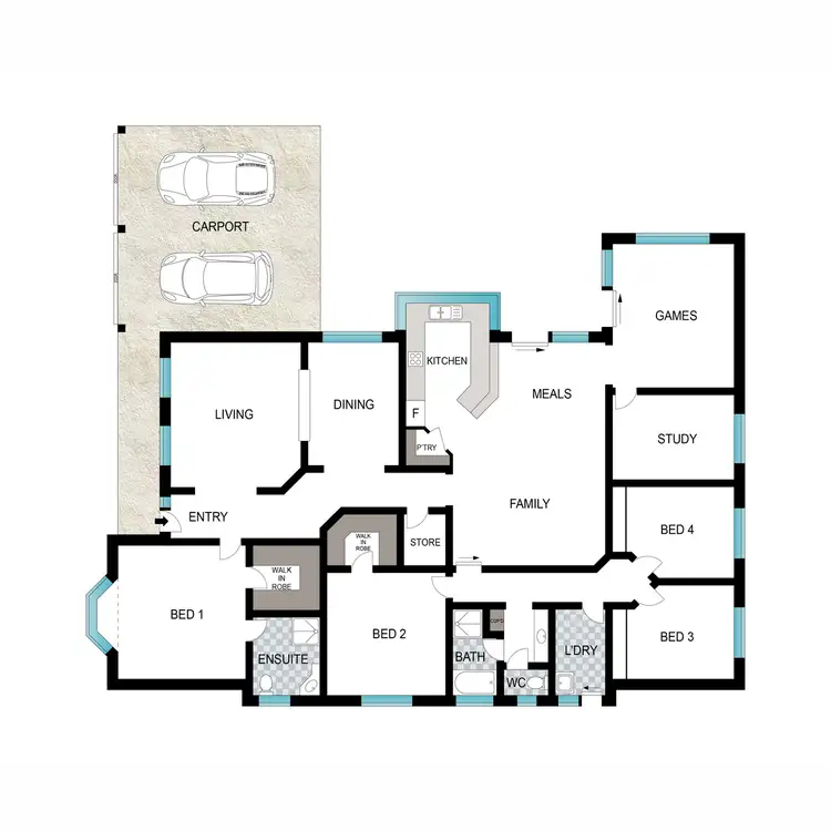 Floorplan of Homely house listing, 26 Shepstone, Quorn SA 5433