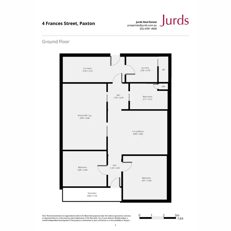 Floorplan of Homely house listing, 4 Frances Street, Paxton NSW 2325
