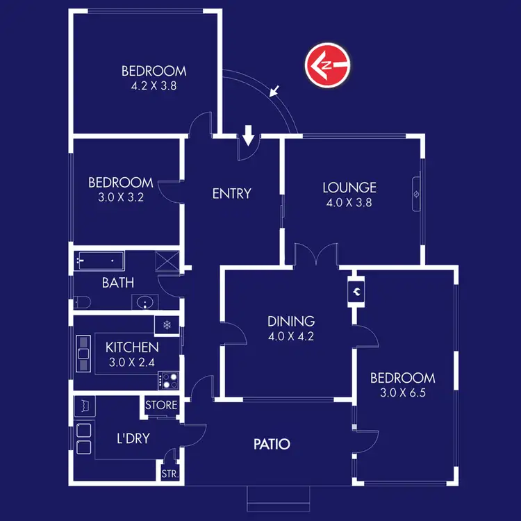 Floorplan of Homely house listing, 170 Wilsons Road, Whittington VIC 3219