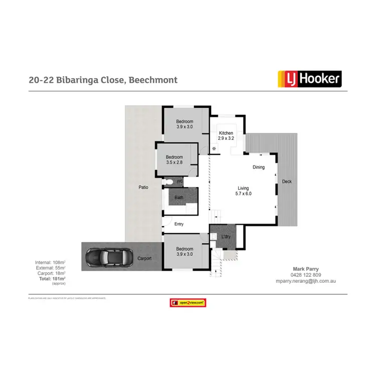 Floorplan of Homely house listing, 20-22 Bibaringa Close, Beechmont QLD 4211