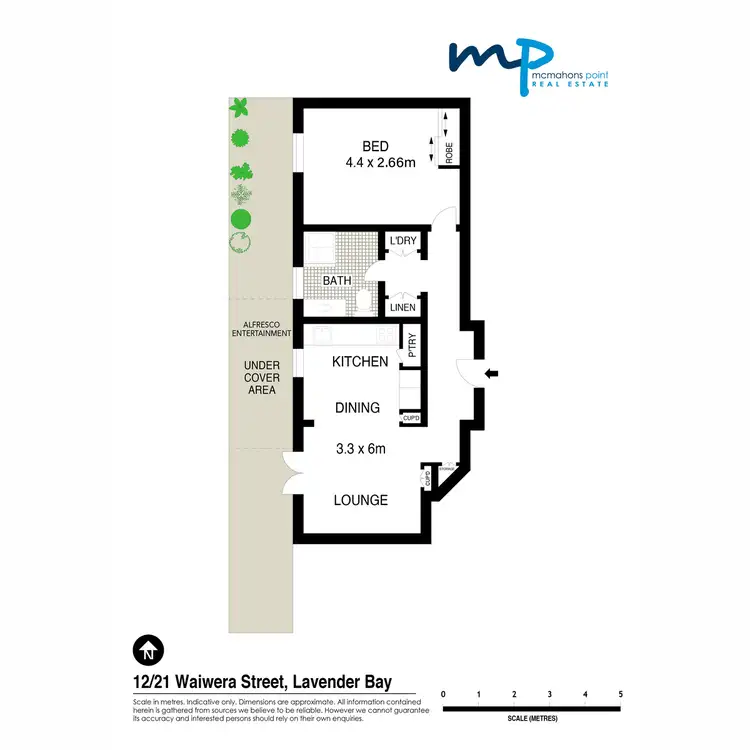 Floorplan of Homely apartment listing, 12/21 Waiwera Street, Mcmahons Point NSW 2060