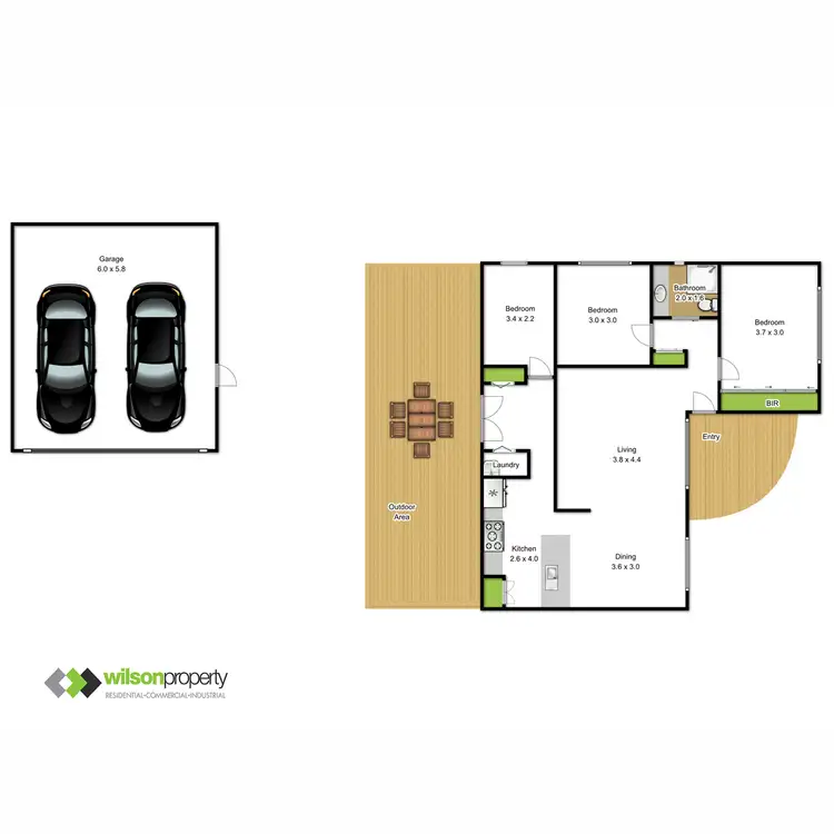 Floorplan of Homely house listing, 47 Lafayette Street, Traralgon VIC 3844