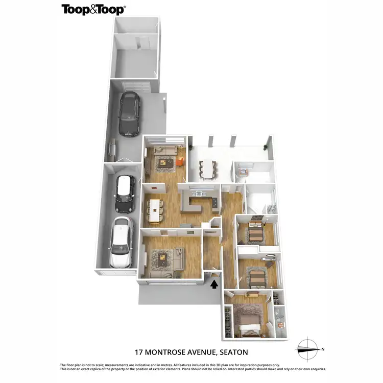 Floorplan of Homely house listing, 17 Montrose Avenue, Seaton SA 5023