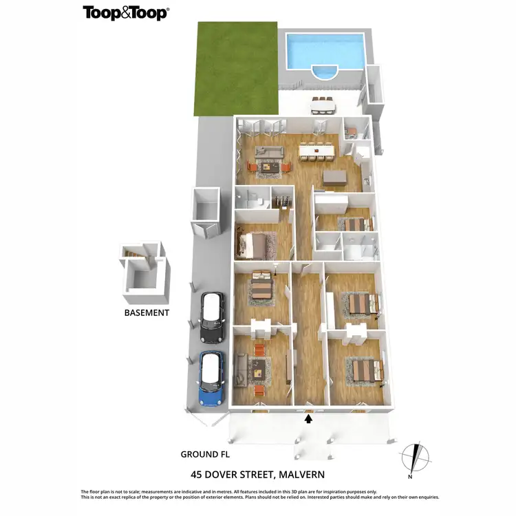 Floorplan of Homely house listing, 45 Dover Street, Malvern SA 5061