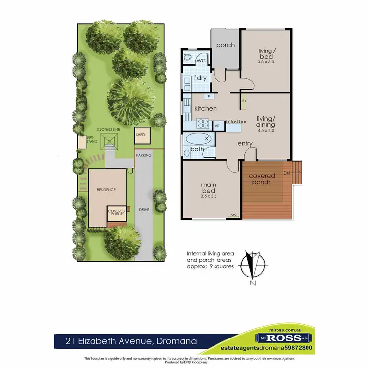 Floorplan of Homely house listing, 21 Elizabeth Avenue, Dromana VIC 3936