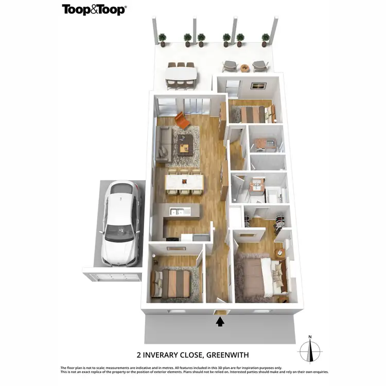 Floorplan of Homely house listing, 2 Inverary Close, Greenwith SA 5125