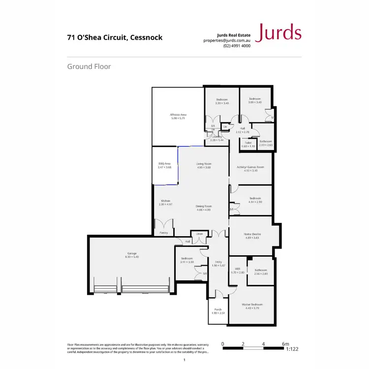 Floorplan of Homely house listing, 71 O'Shea Circuit, Cessnock NSW 2325