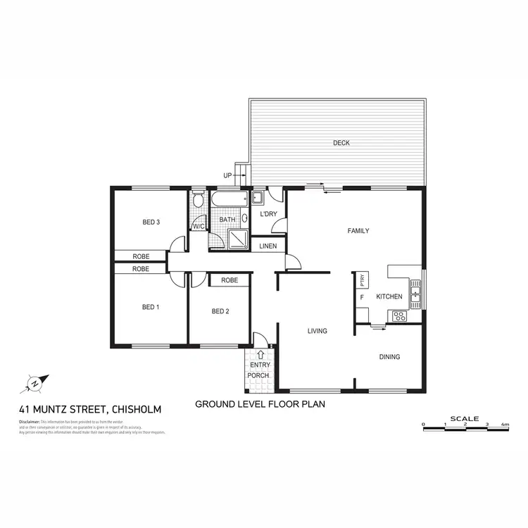 Floorplan of Homely house listing, 41 Muntz Street, Chisholm ACT 2905