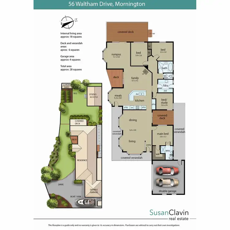 Floorplan of Homely house listing, 56 Waltham Drive, Mornington VIC 3931