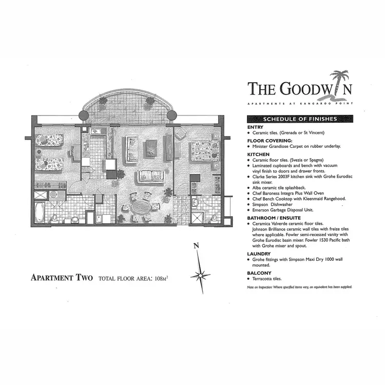 Floorplan of Homely apartment listing, 7/1 Goodwin Street, Kangaroo Point QLD 4169