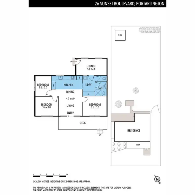 Floorplan of Homely house listing, 26 Sunset Boulevard, Portarlington VIC 3223