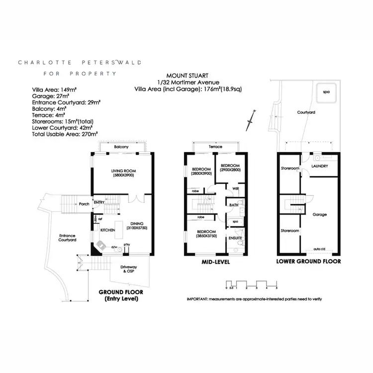 Floorplan of Homely townhouse listing, 1/32 Mortimer Avenue, Mount Stuart TAS 7000