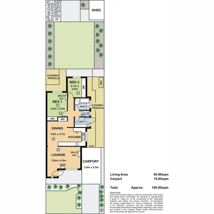 Floorplan of Homely house listing, 2/13 Metcalfe Avenue, Modbury Heights SA 5092