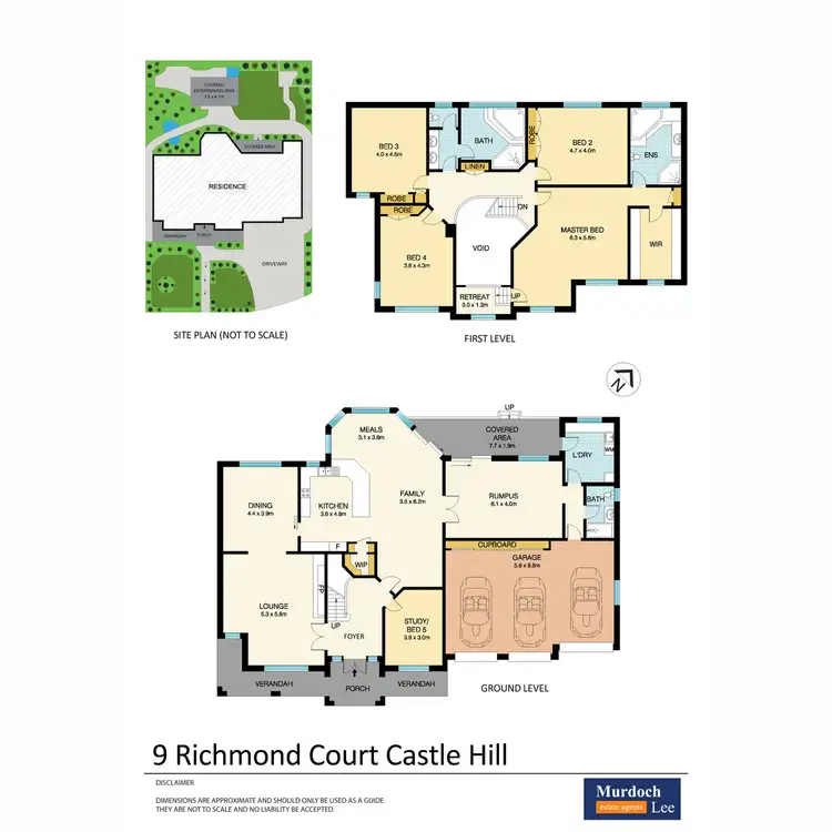 Floorplan of Homely house listing, 9 Richmond Court, Castle Hill NSW 2154
