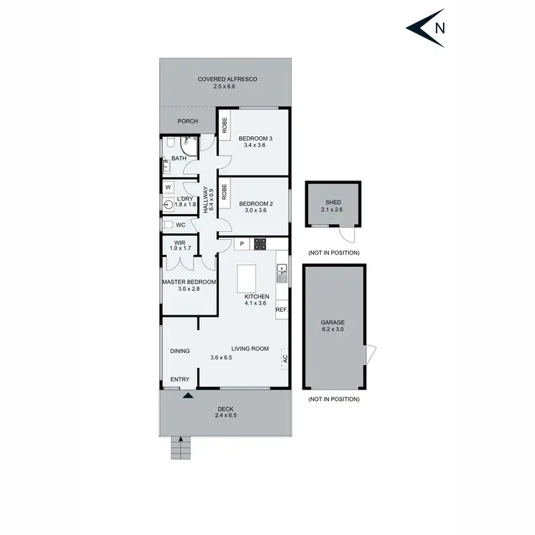 Floorplan of Homely house listing, 63 Fourth Avenue, Rosebud VIC 3939