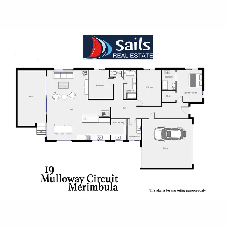 Floorplan of Homely house listing, 19 Mulloway Circut, Merimbula NSW 2548