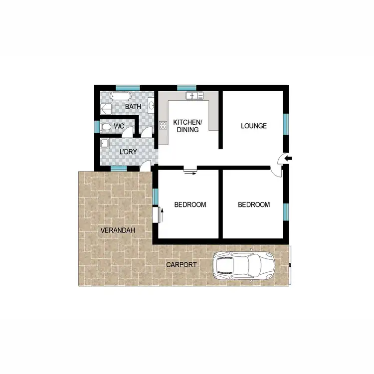 Floorplan of Homely house listing, 18 Gibson Street, Port Augusta SA 5700