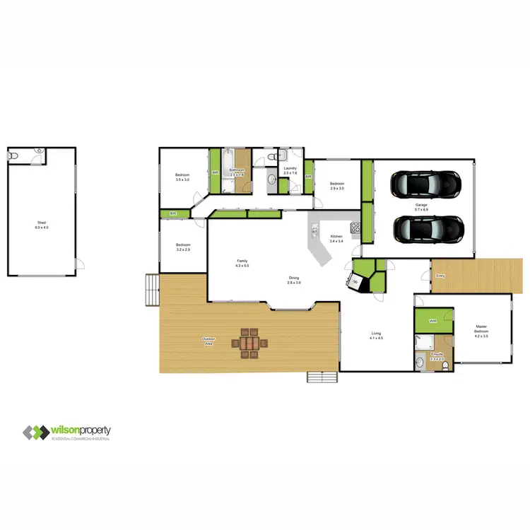 Floorplan of Homely house listing, 127 Riverslea Boulevard, Traralgon VIC 3844