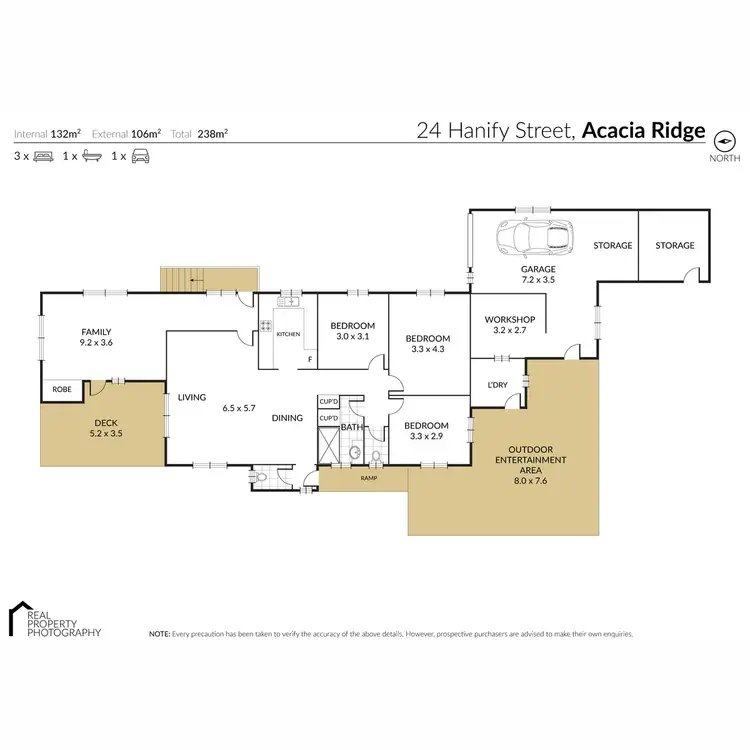 Floorplan of Homely house listing, 24 Hanify Street, Acacia Ridge QLD 4110
