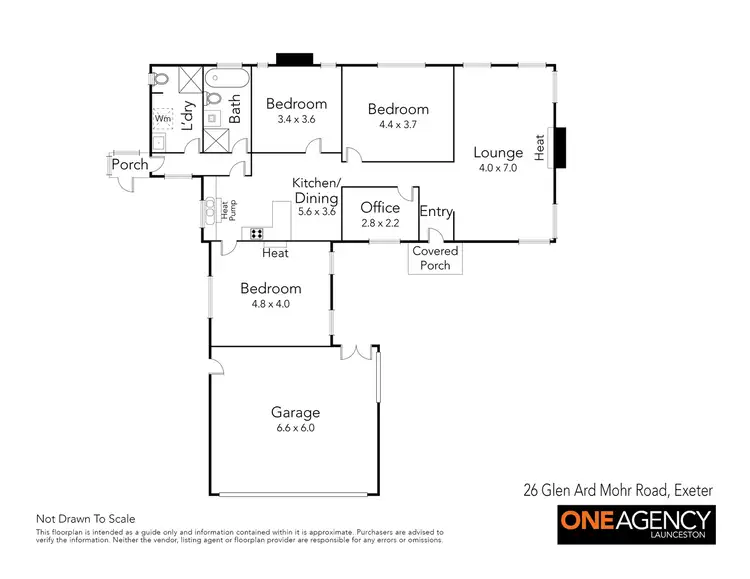 Floorplan of Homely house listing, 1/26 Glen Ard Mohr Road, Exeter TAS 7275