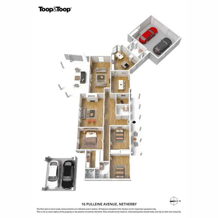 Floorplan of Homely house listing, 16 Pulleine Avenue, Netherby SA 5062