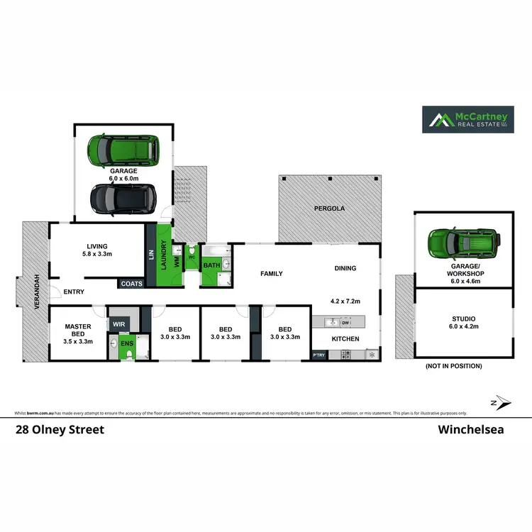 Floorplan of Homely house listing, 28 Olney Street, Winchelsea VIC 3241