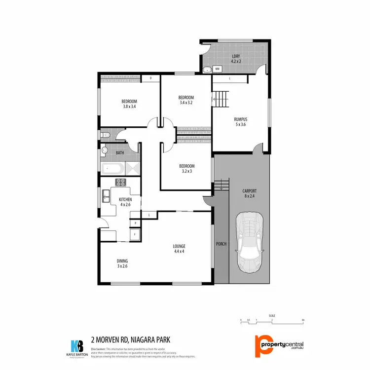 Floorplan of Homely house listing, 2 Morven Road, Niagara Park NSW 2250