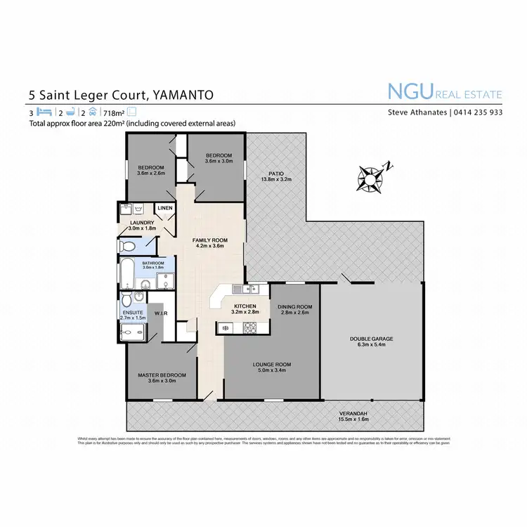 Floorplan of Homely house listing, 5 St Leger Court, Yamanto QLD 4305