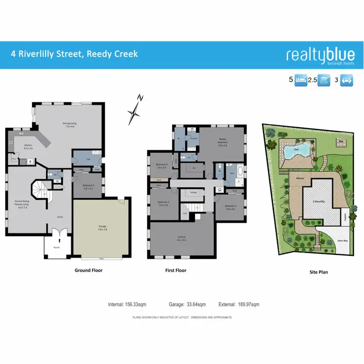 Floorplan of Homely house listing, 4 Riverlilly Street, Reedy Creek QLD 4227
