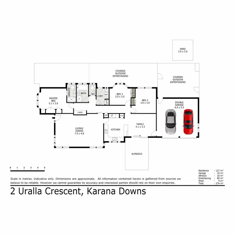 Floorplan of Homely house listing, 2 Uralla Place, Karana Downs QLD 4306
