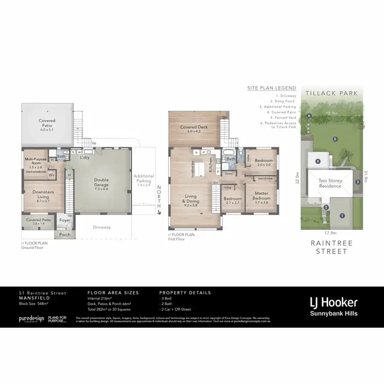 Floorplan of Homely house listing, 51 Raintree Street, Mansfield QLD 4122