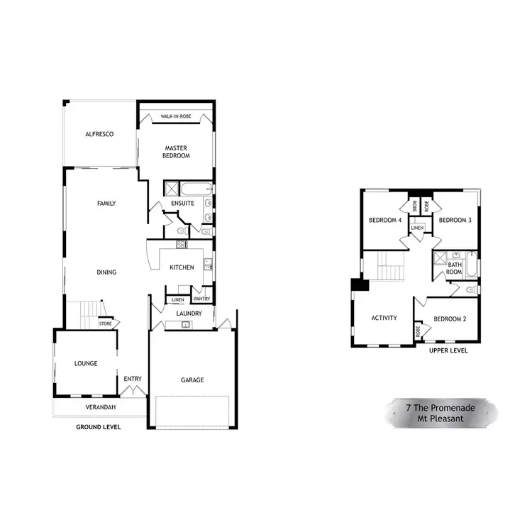 Floorplan of Homely house listing, 7 The Promenade, Mount Pleasant WA 6153