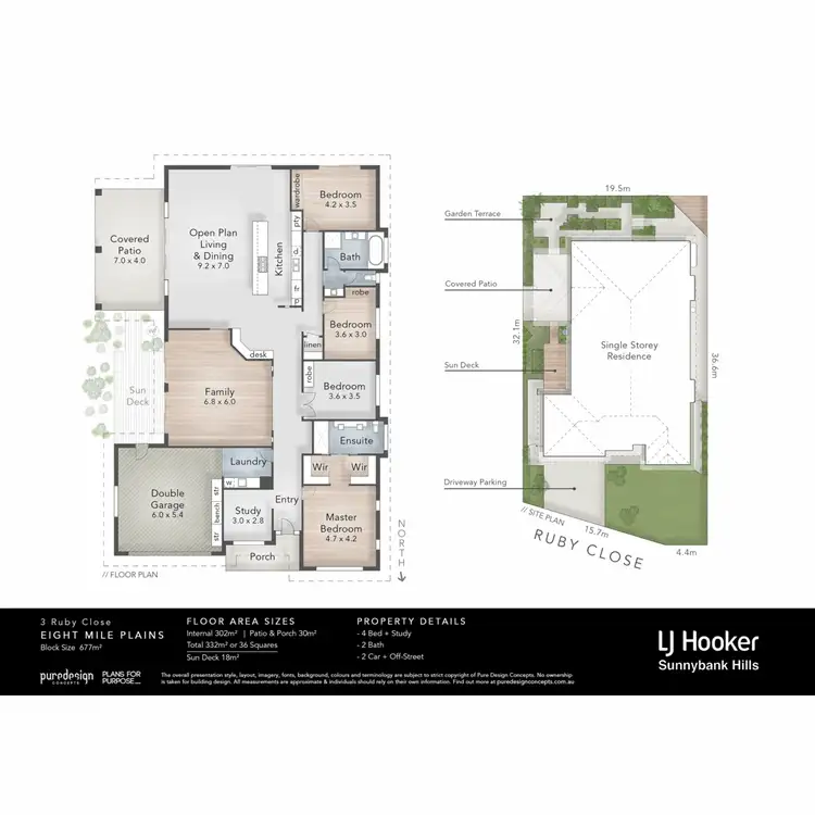 Floorplan of Homely house listing, 3 Ruby Close, Eight Mile Plains QLD 4113