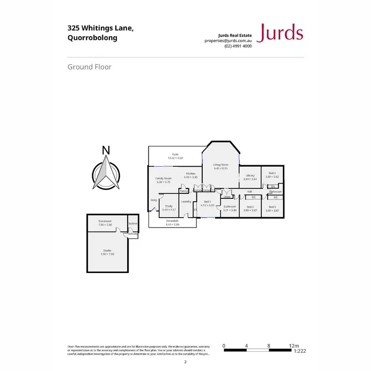 Floorplan of Homely rural property listing, 325 Whitings Lane, Quorrobolong NSW 2325