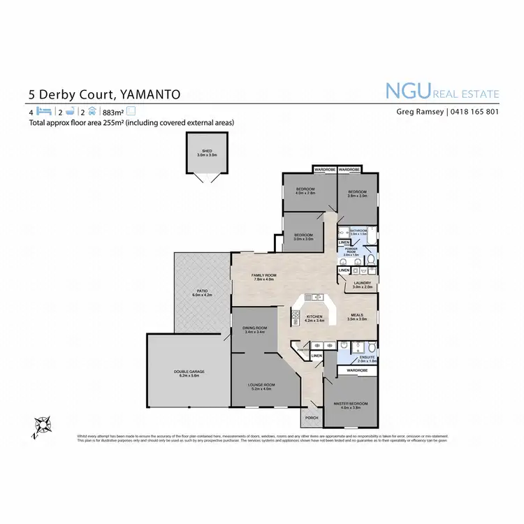 Floorplan of Homely house listing, 5 Derby Court, Yamanto QLD 4305