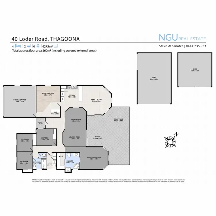 Floorplan of Homely house listing, 40 Loder Road, Thagoona QLD 4306
