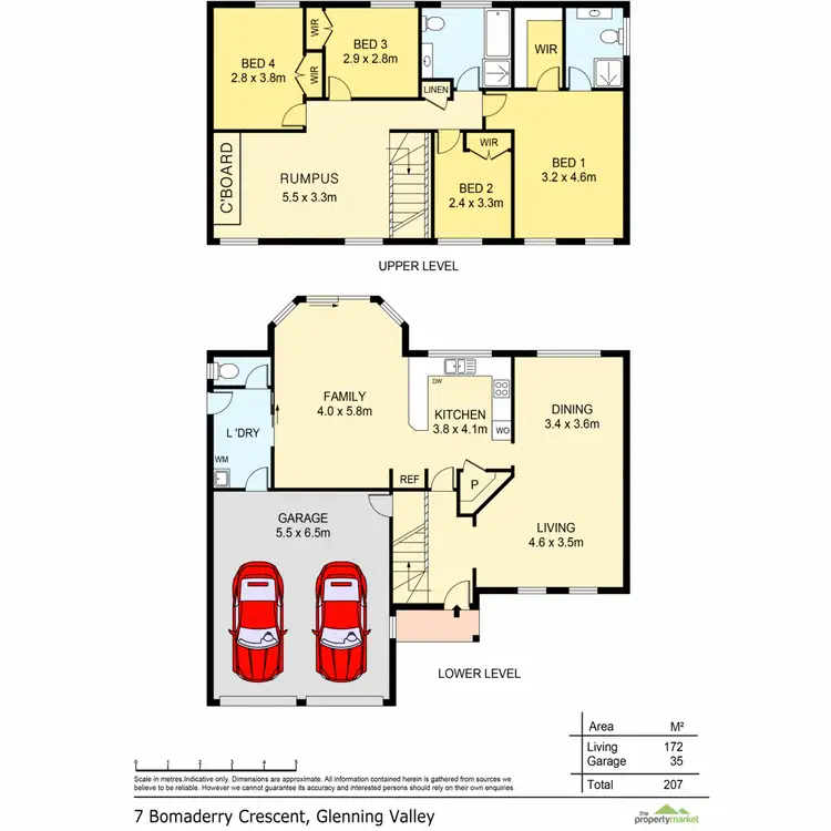 Floorplan of Homely house listing, 7 Bomaderry Crescent, Glenning Valley NSW 2261