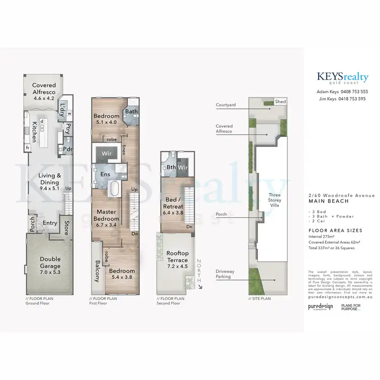 Floorplan of Homely villa listing, 2/60 Woodroffe Avenue, Main Beach QLD 4217