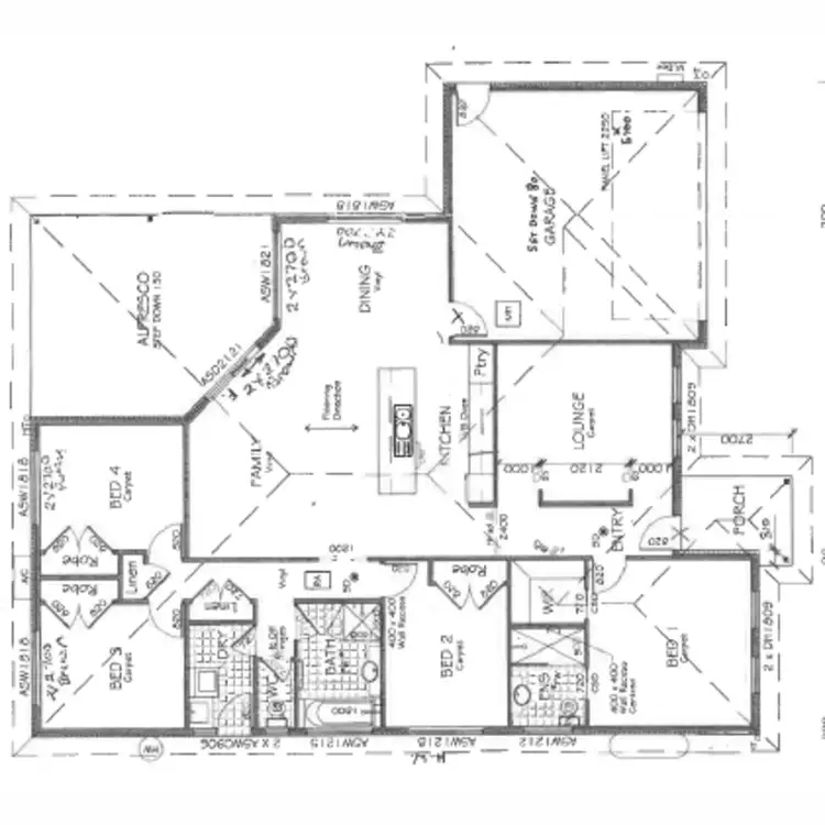 Floorplan of Homely house listing, 22 Baskerville Drive, Mudgee NSW 2850