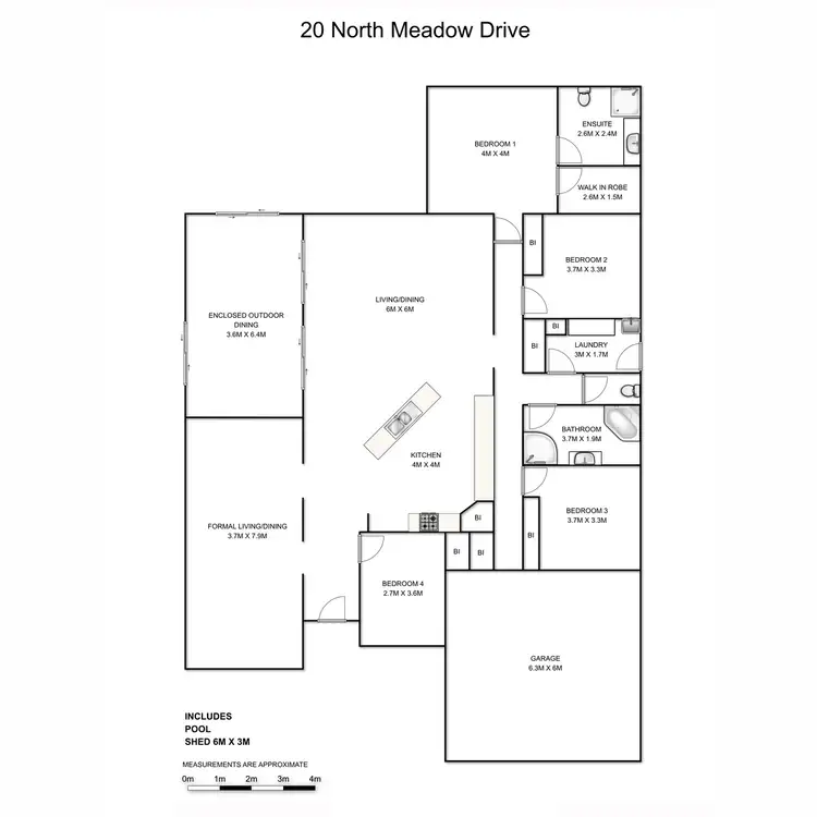 Floorplan of Homely house listing, 20 North Meadow Drive, Grafton NSW 2460