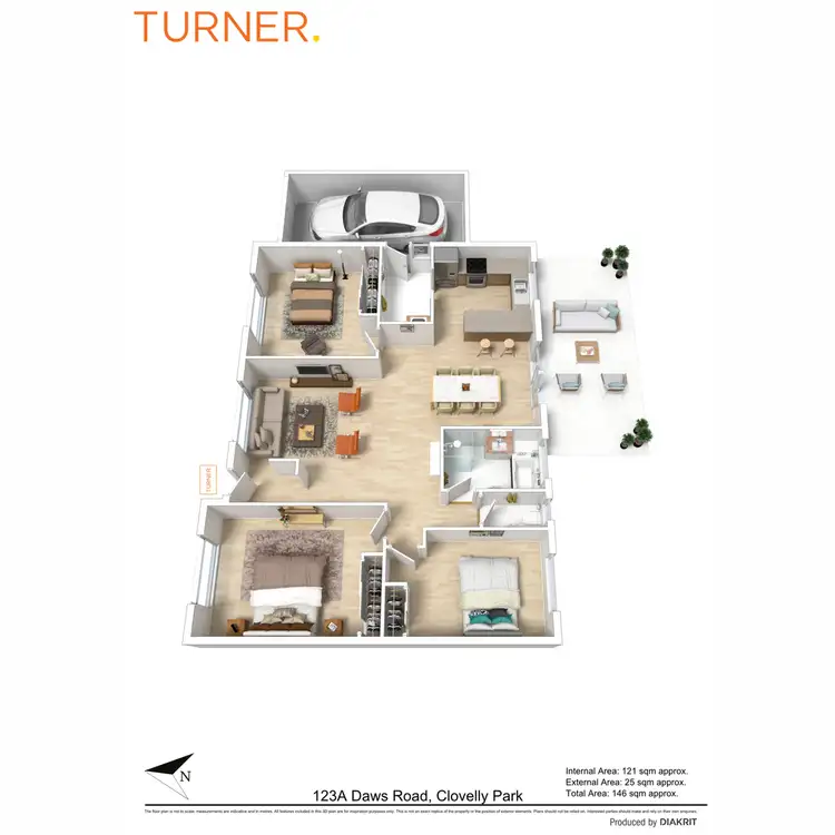 Floorplan of Homely house listing, 123a Daws Road, Clovelly Park SA 5042
