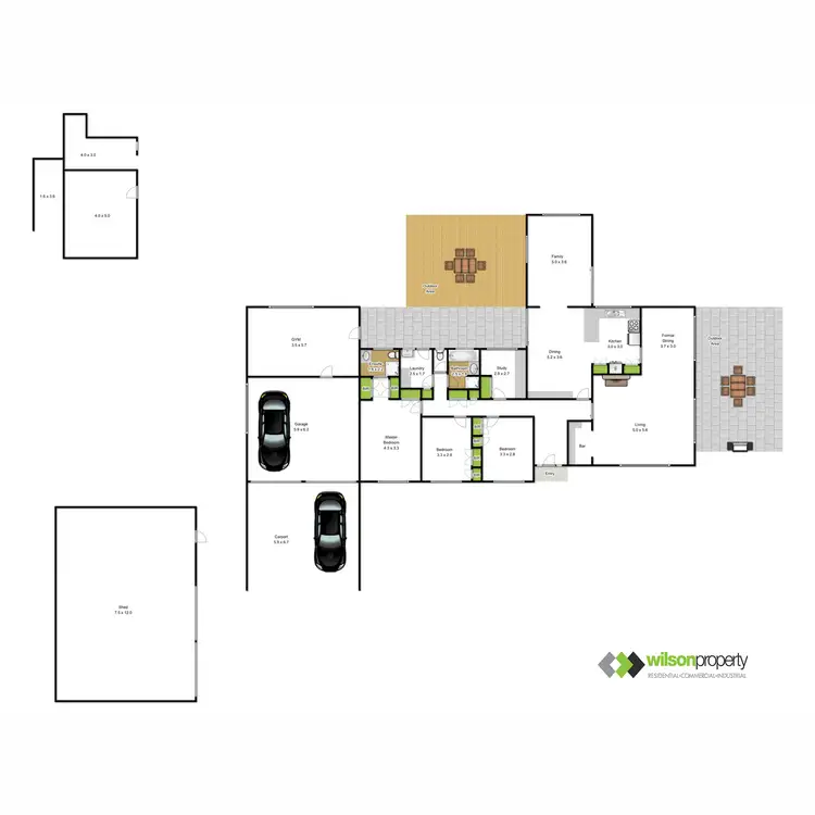 Floorplan of Homely house listing, 360 Old Melbourne Road, Traralgon VIC 3844